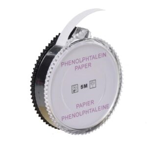 Allschoolabs Phenolphthalein Test Paper Reel 7mm x 5m