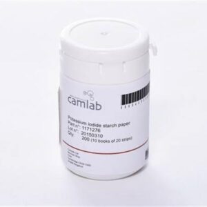 Allschoolabs Potassium Iodide Starch Test Paper -  200 (10 Books x 20 Strips)