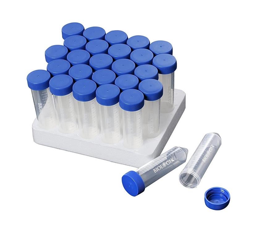 50ml PP Centrifuge Tube Sterile Racked Pack of 500 Tubes
