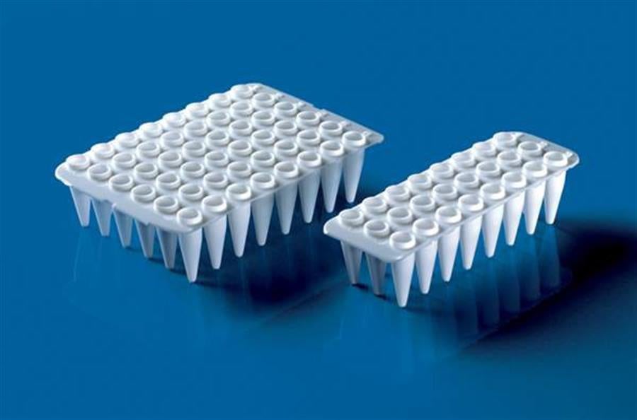 24-well PCR-plates no skirt PP white 0.2 ml qPCR Pack of 40