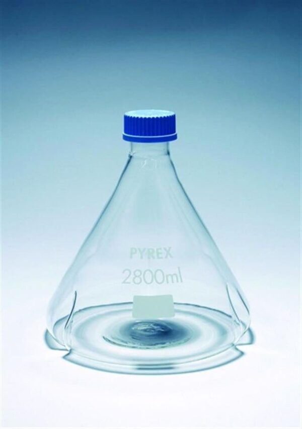 Fernbach 2800ml Culture Flask with Screw Cap Pack of 2