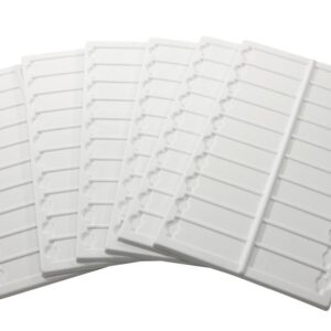 Bel-Art Microscope Slide Tray, 20 capacity, 34x17cm, Pack of 6