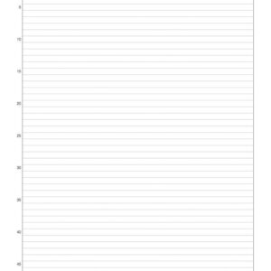 A4 Laboratory Notebook with 192 pages (5mm Ruled)