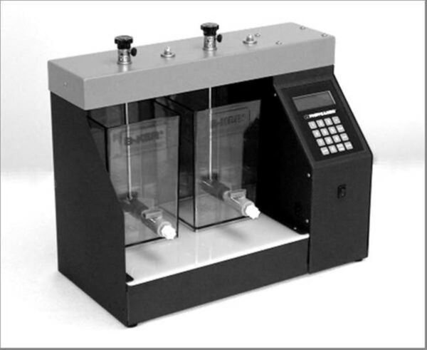 2 Paddle programmable Jar/Floc Tester with LED 2 B-Ker2 Square Lab Jars