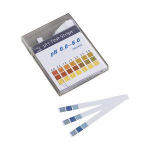 Allschoolabs pH Indicator Test Strips pH 0.0-6.0 Pack of 100