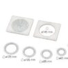 memmert B24372 Flat St/St Cover With Concentric Ring Sets
