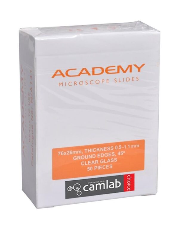 Clarity Microscope Slide 0.9-1.1mm thick Plain pk50