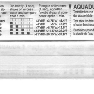 AQUADUR water hardness test sticks 55-375ppm - pack of 1000 sealed sticks