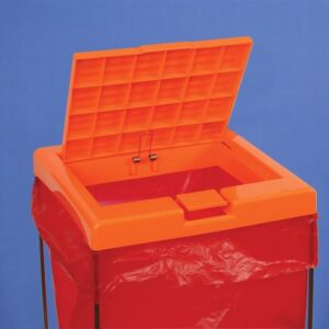 Bel-Art Clavies Orange Biohazard Bag Holder (M and L sizes only)