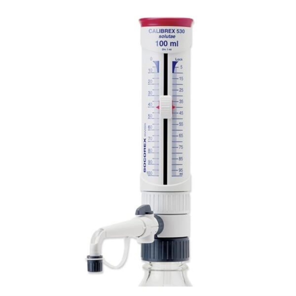 Calibrex solutae 530, Adjustable Bottle Top Dispenser 0.1-1ml no stopcock