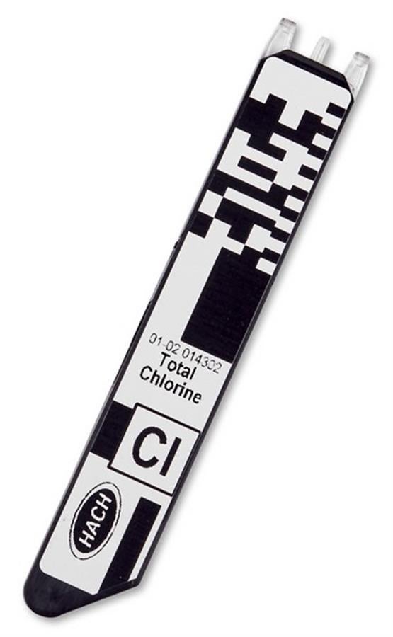 CHEMKEY, 25 Piece, Total Chlorine, 0.04-10 mg/L Cl?