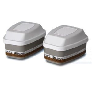 3M 6098 AXP3R Gas Vapour and Particulate Filters Pack of 2 Pairs x 8