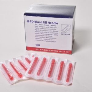 303129 (305180) BD Blunt Fill Needle - 18G x 1.5" - Pack of 100