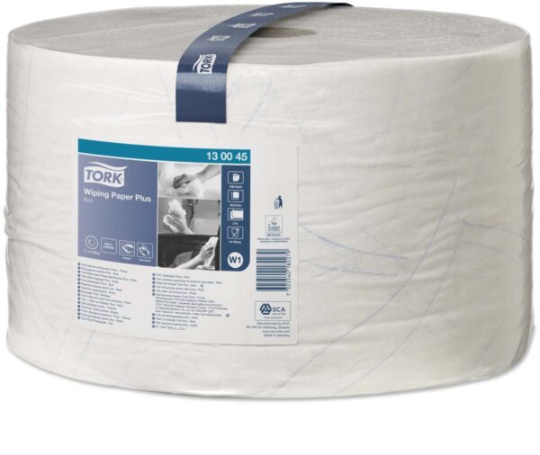 130045 Tork Wiping Paper Plus - White - 1500 Sheets