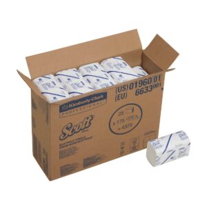 6633 SCOTT  SCOTTFOLD Hand Towels - M Fold/Medium - White - 25 x 175 Sheets