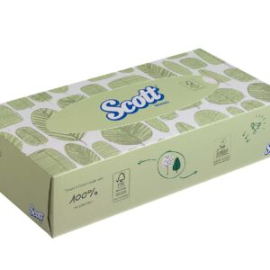 8837 SCOTT  2-Ply Facial Tissue - White - 21 x 100 Sheets