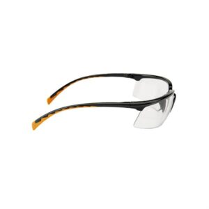 3M? 7150502 Solus Spectacles - Black-Orange PC Clear Lens