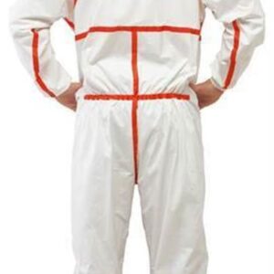 3M 4565 Coverall White & Red Type 4/5/6 Size XL Pack of 20