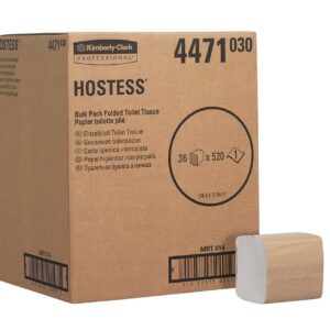 4471 HOSTESS  36 Toilet Tissue - Folded/Bulk Pack - 36 x 520 Sheets