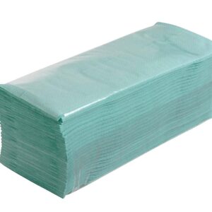 6871 HOSTESS Hand Towels - Tela Fold/Small - Green - 24 x 224 Sheets