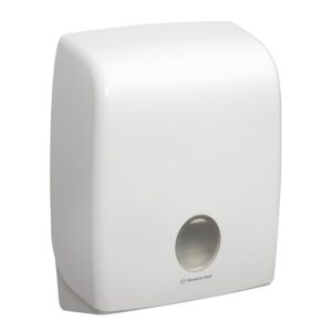 6954 AQUARIUS Folded Hand Towel Dispenser - C Fold - White