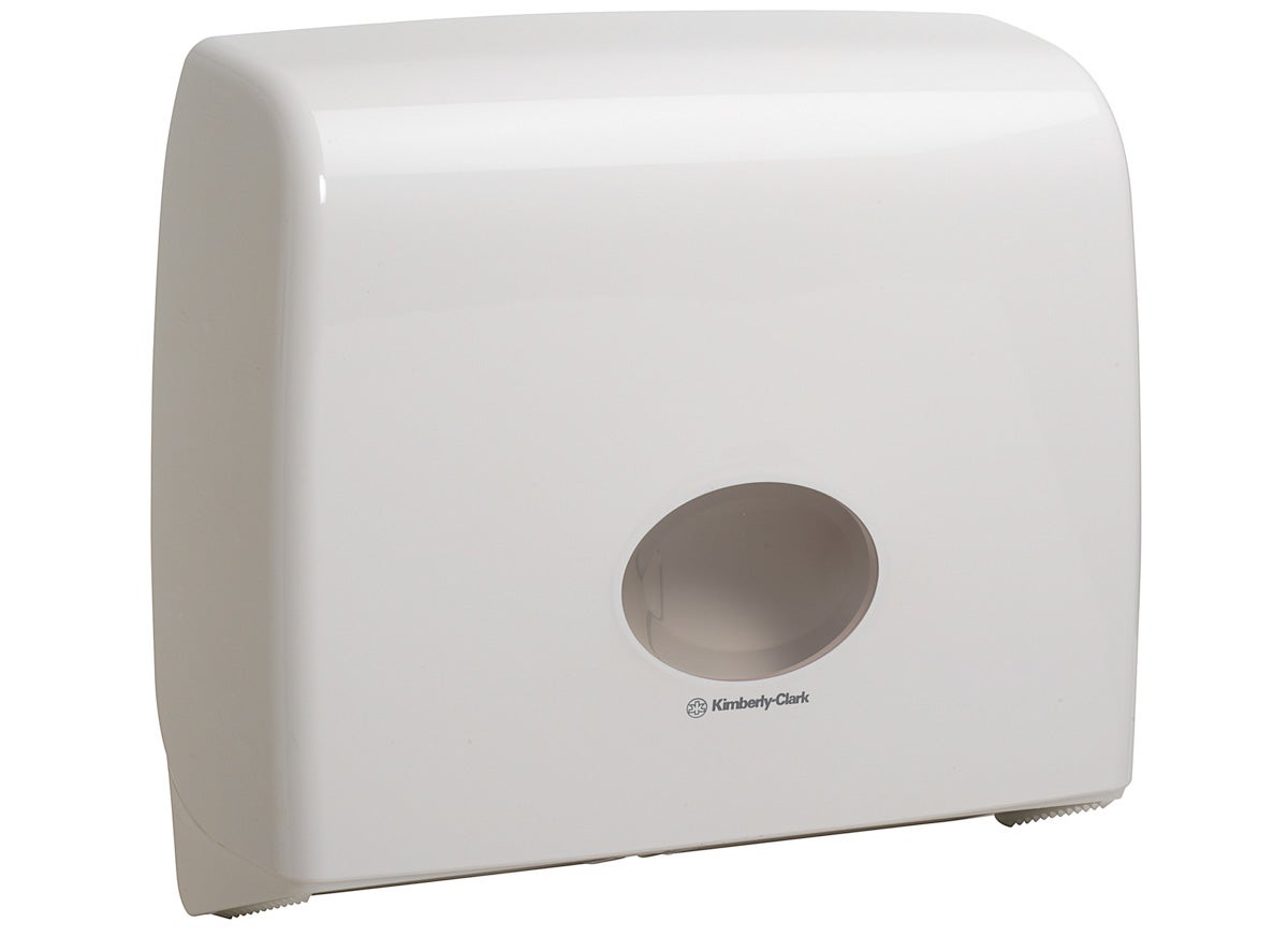 6991 AQUARIUS Toilet Tissue Dispenser - Jumbo Non-Stop - White