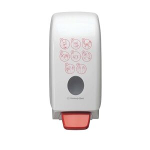 7124 AQUARIUS Hand Sanitiser Dispenser - Cassette - White - 1 Litre