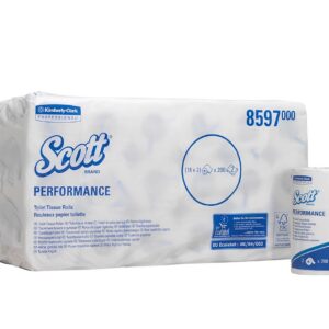 8597 SCOTT  PERFORMANCE Toilet Tissue - Roll/White - 18 x 2 Small Rolls