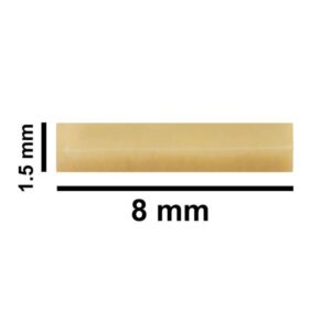Bel-Art Spinbar Yellow Stirring Bar Teflon Micro Flea, 8x1.5mm