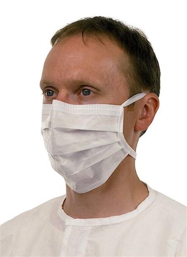KIMTECH PURE M3 Face Mask 23 cm with ties White 10 bags x 50 Masks