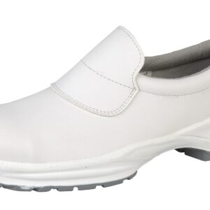 9950 Himalayan White Microfibre Slip-On Shoes