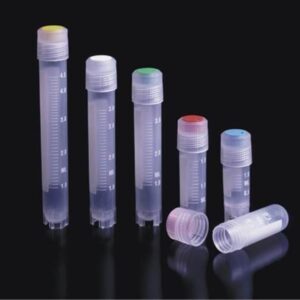 Cryogenic vials, external thread, lip seal