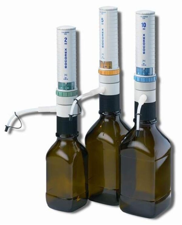 Calibrex bottle top dispensers type 520 for up to 10ml