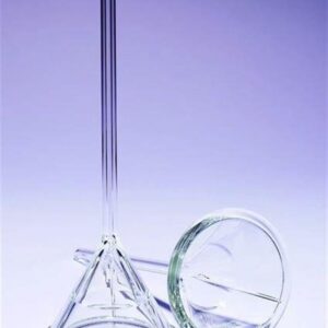 Filter funnels - Long stem ribbed