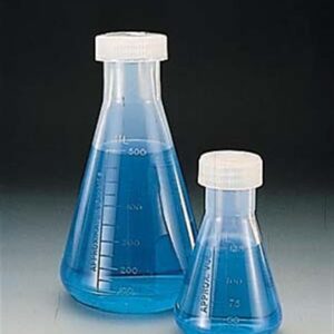 ERLENMEYER FLASKS PMP, with polypropylene screw closure