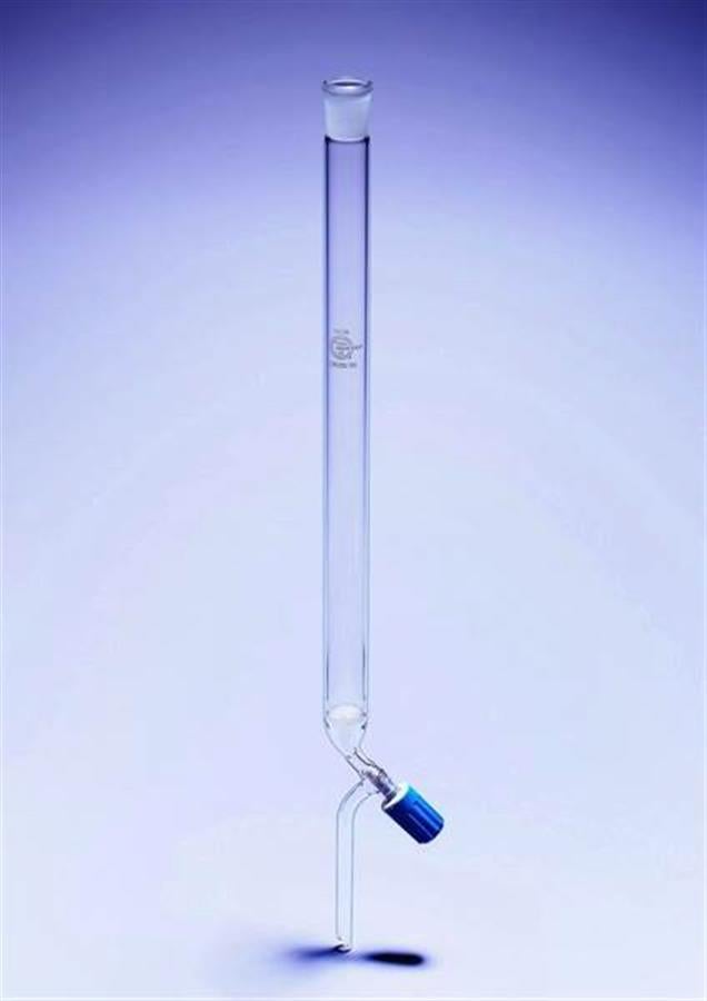 Chromatography columns with Rotaflo stopcock