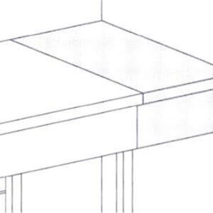 Laminated Filling For Benches With Skirting