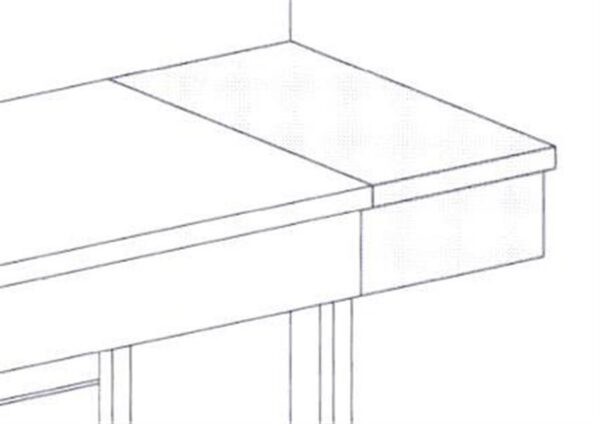 Laminated Filling For Benches With Skirting