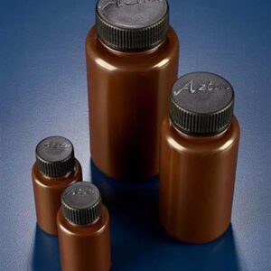 Azlon Wide neck amber bottle, Polypropylene
