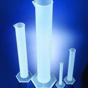 Azlon Measuring Cylinder, PP, Moulded Graduations, Class B