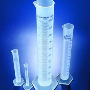 Class B Polypropylene Measuring Cylinders With Printed Graduations