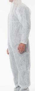 3M 4500W White CE Simple Coveralls