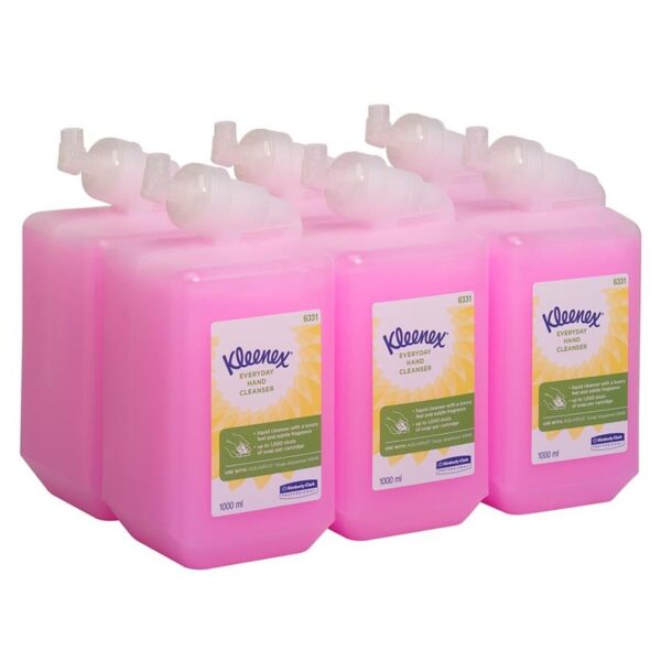 KLEENEX  Hand Cleansers - 6 x 1 Litre