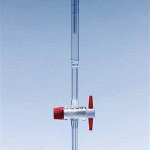 Class AS Schellbach Glass Burette with PTFE key and Blue graduations