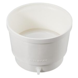 Bel-Art polyethylene Buncher Table Top Funnel with coarse porosity removable plate