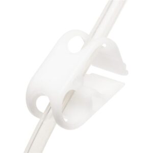 Bel-Art Acetal Mid-Range Plastic Tubing Clamps for 3.2mm to 11mm OD, Pack of 12