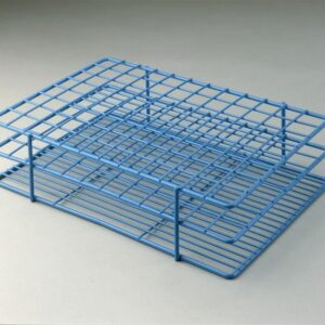 Bel-Art Blue Poxygrid 96-Place Wire Test Tube Rack, Pack of 1