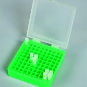 Bel-Art 100 Place Polypropylene Freezer Storage Black Box Pack of 5