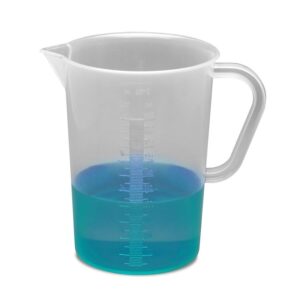 Bel-Art Tall Form Polypropylene Pitcher, Graduated, 1000ml pack of 1