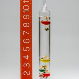 Bel-Art Thermometer Durac 64/80F and 18/26C Dual Scale Galileo